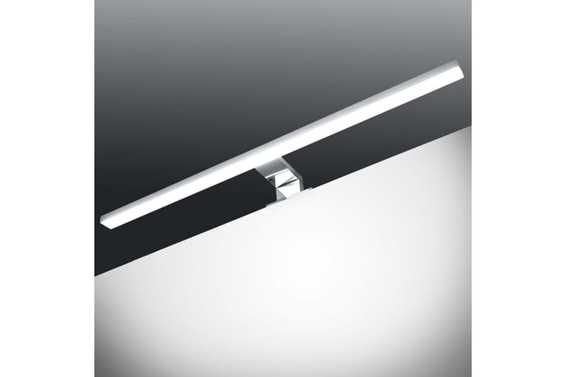 Speillampe 8 W kjølig hvit - Sølv - Baderomslampe vegg