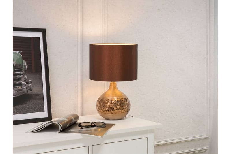 Yakima Bordlampe 28 cm - Brun - Soveromslampe - Bordlampe