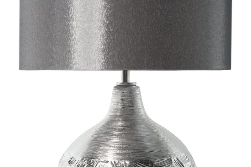 Yakima Bordlampe 28 cm - Grå - Vinduslampe på fot - Soveromslampe - Stuelampe - Nattlampe bord - Vinduslampe - Bordlampe