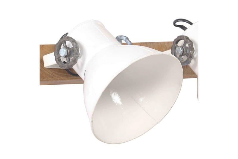 Industriell vegglampe hvit 65x25 cm E27 - Hvit - Nattlampe vegg - Soveromslampe - Vegglampe - Veggarmatur