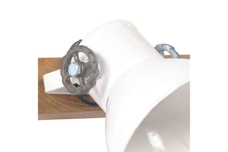 Industriell vegglampe hvit 65x25 cm E27 - Hvit - Nattlampe vegg - Soveromslampe - Vegglampe - Veggarmatur