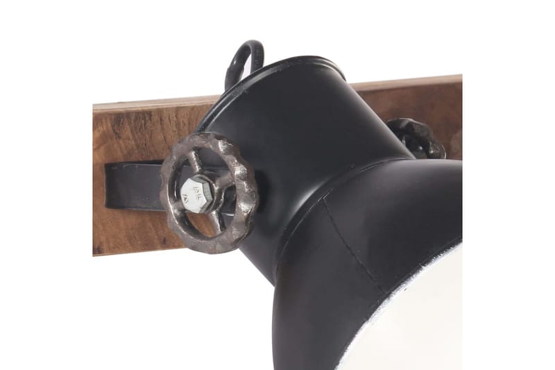 Industriell vegglampe matt svart 45x25 cm E27 - Svart - Nattlampe vegg - Soveromslampe - Vegglampe - Veggarmatur