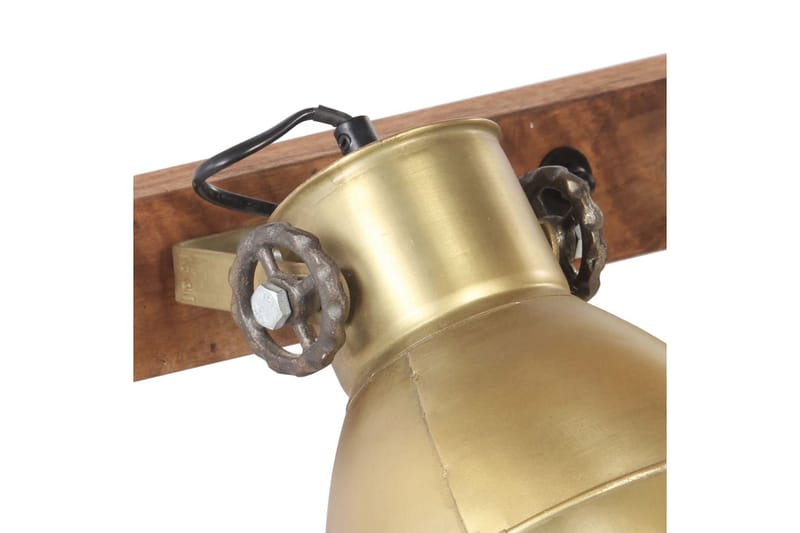 Industriell vegglampe messing 65x25 cm E27 - Nattlampe vegg - Soveromslampe - Vegglampe - Veggarmatur