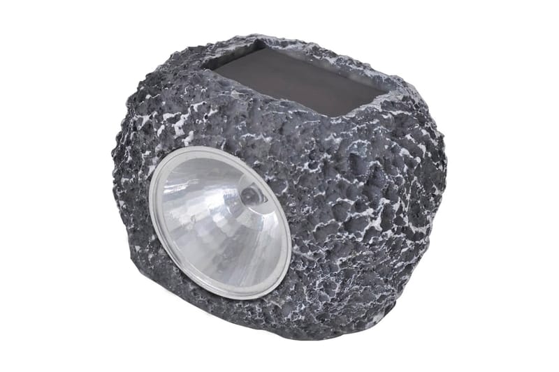 Utendørs Solcellpanel Drevet LED Stein Spotlys 12 stk - Utebelysning - Pullert