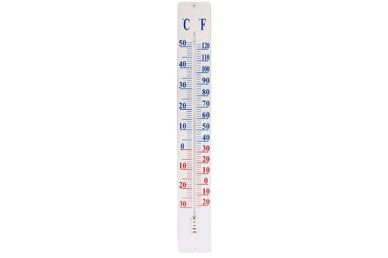 Esschert Design Termometer på veggplate 90 cm TH9 - Utetermometer - Termometer