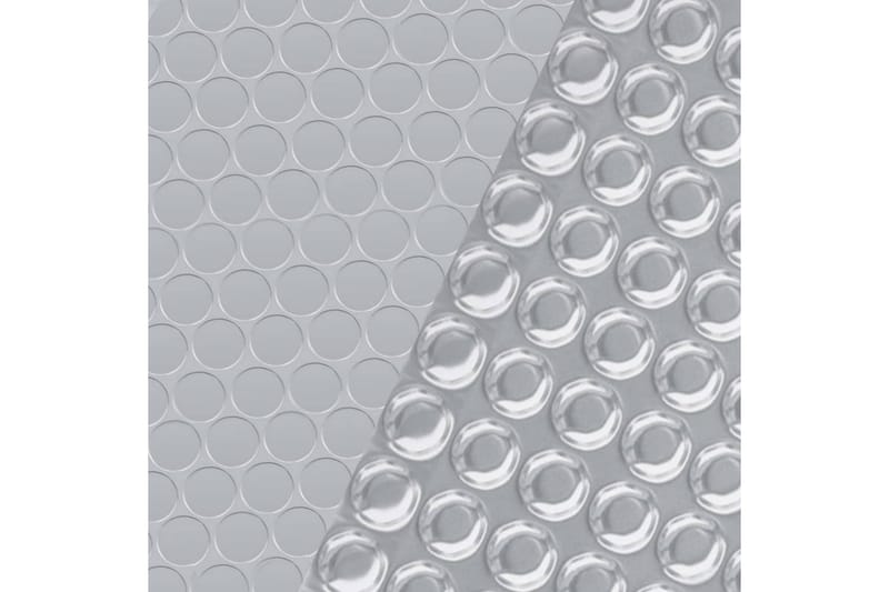 Bassengtrekk rektangulært 1000x600 cm PE sølv - Silver - Bassengduk & liner