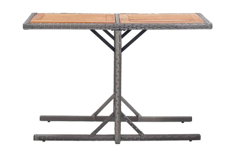 Hagebord antrasitt polyrotting og heltre akasie - Cafebord - Balkongbord