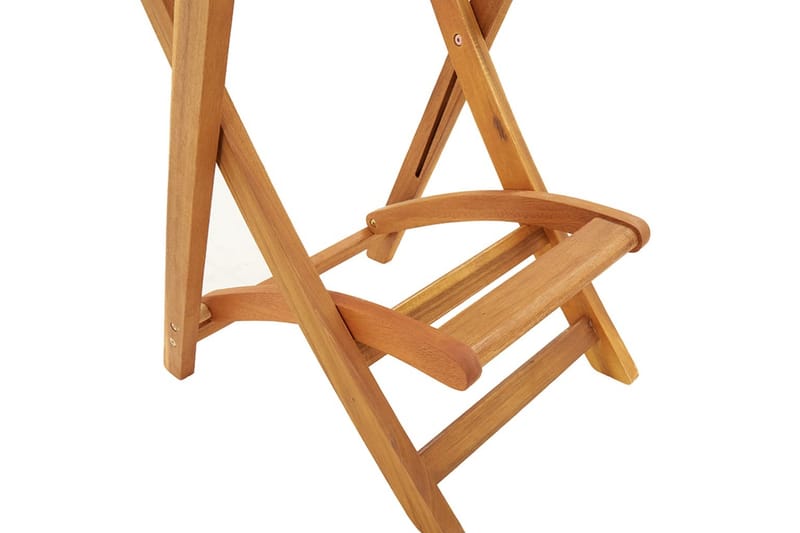 beBasic Sammenleggbare barstoler 2 stk heltre akasie - Brun - Barstol