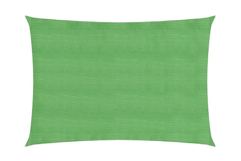 Solseil 160 g/m² lysegrønn 2,5x4,5 m HDPE - grønn - Solseil