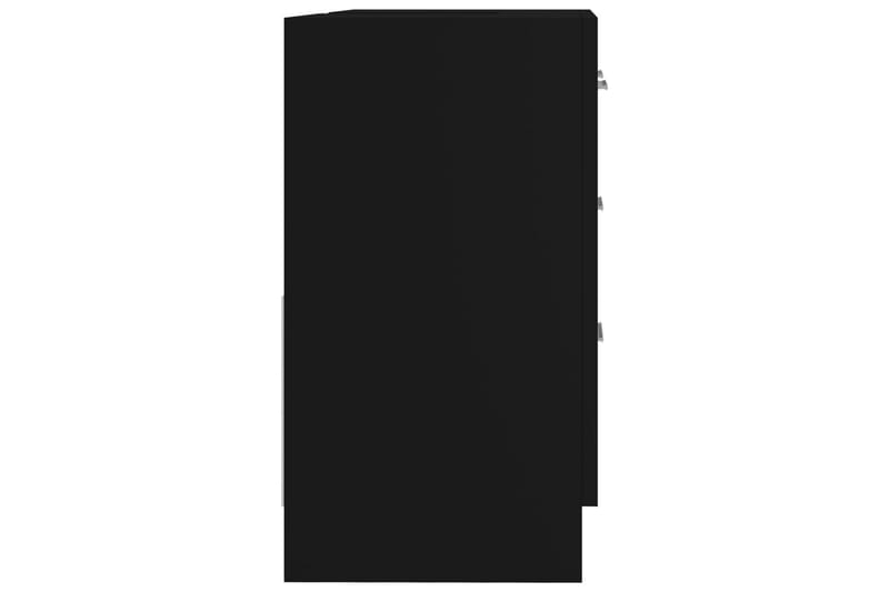 Servantskap svart 63x30x54 cm sponplate - Svart - Servantskap & kommode