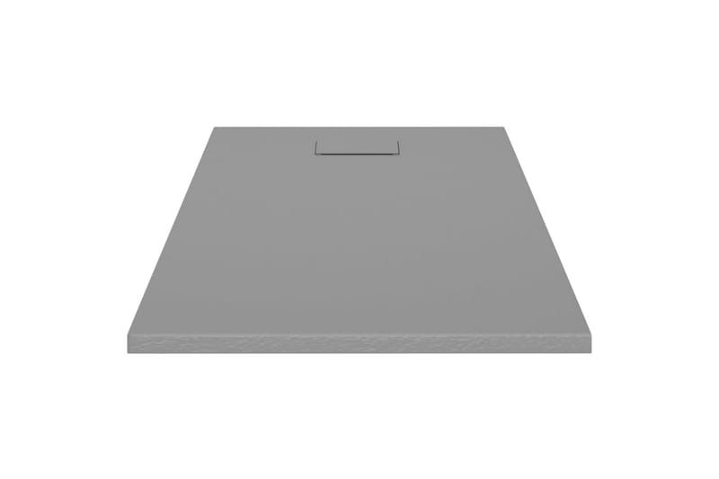Dusjbrett SMC grå 120x70 cm - Grå - Dusjkar - Øvrig