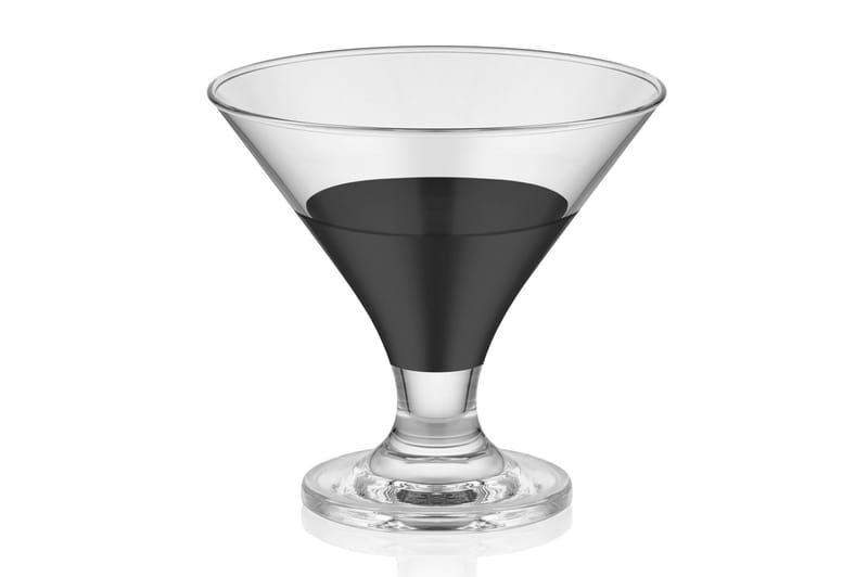 Glasssett 6- pk - Svart - Cocktailglass - Glass
