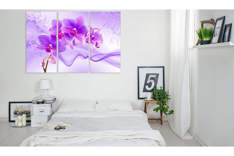 Bilde Ethereal Orchid Violet 60x40 - Artgeist sp. z o. o. - Lerretsbilder