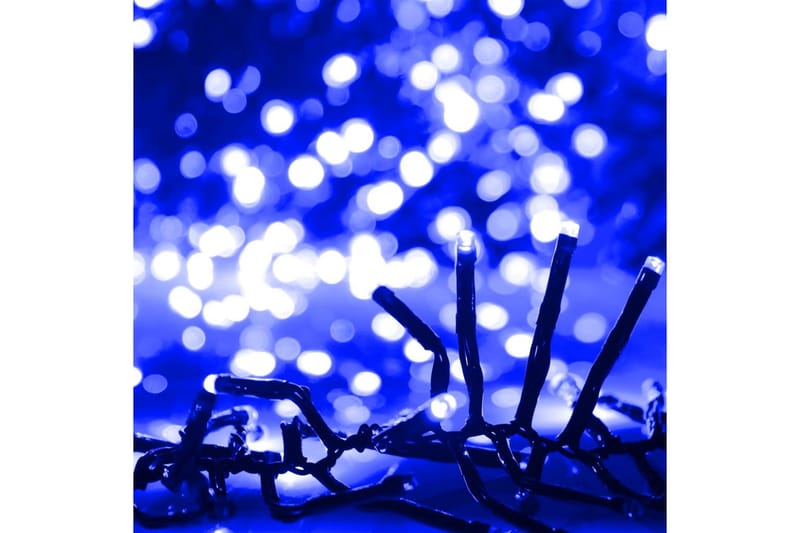 beBasic LED-strenglys med 2000 lysdioder blå 40 m PVC - Lys jul - Julepynt & juledekorasjon