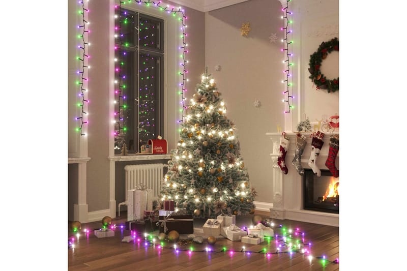 beBasic LED-strenglys med 3000 lysdioder pastell flerfarget 30 m PVC - Lys jul - Julepynt & juledekorasjon