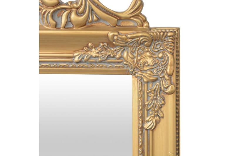 Frittstående Speil Barokkstil 160x40 cm Gull - Gulvspeil - Helkroppsspeil
