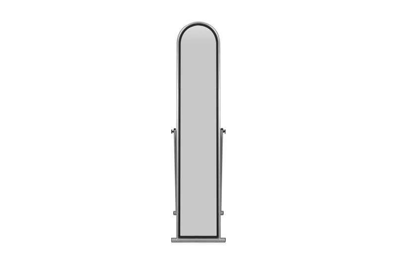 Frittstående Speil Full Lengde Rektangulrt - Grå - Gulvspeil - Helkroppsspeil