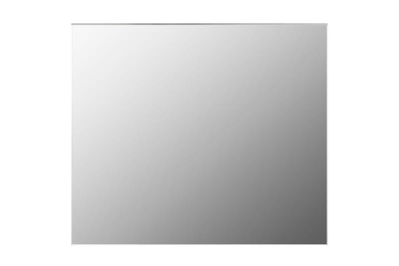 Rammel�øst speil 70x50 cm glass - Silver - Veggspeil - Gangspeil