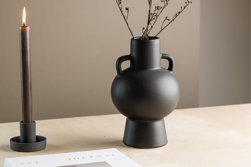 Cent Vase 16 cm Svart - Venture Home - Vaser - Blomstervase - Dekorasjon