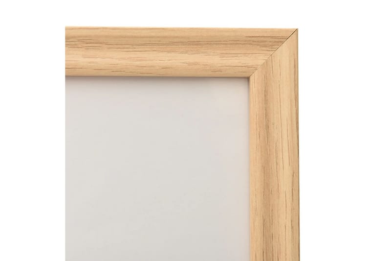 Fotorammekollasj for vegg eller bord 3 stk lys eik 10x15 cm - Brun - Collageramme