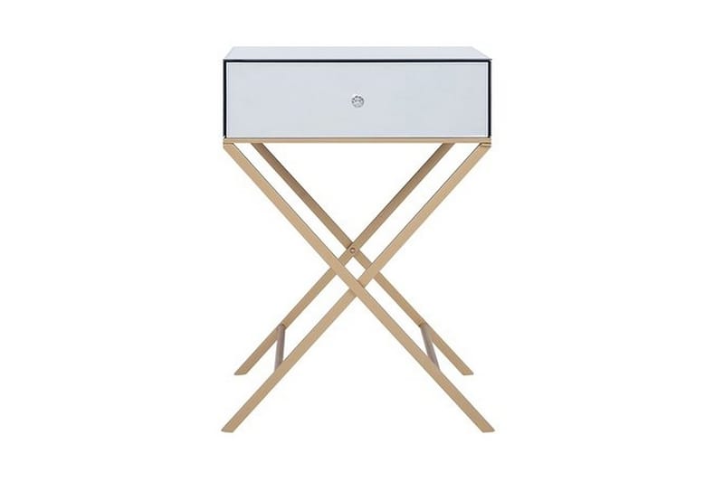 Vivy Avlastningsbord 50 cm - Sølv - Lampebord & sidebord - Brettbord og småbord