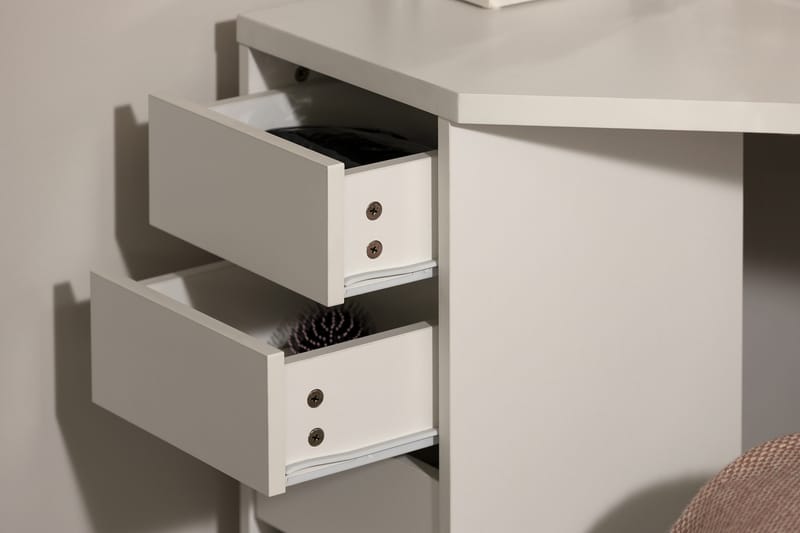 Hidingsta Sminkebord 114 cm - Hvit - Sminkebord med speil - Sminkebord & toalettbord