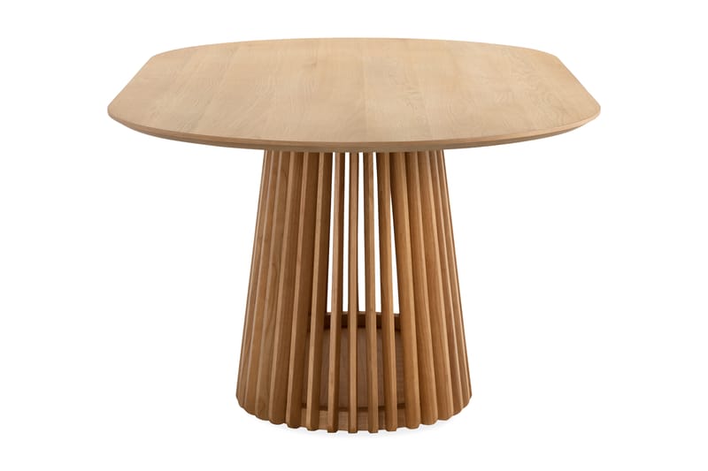 Peyra Spisebord 200 cm Ovalt Eik - Natur - Spisebord & kjøkkenbord