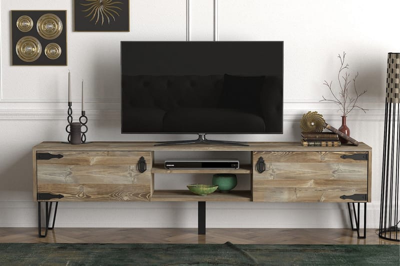Tera Home TV-benk 180 cm - Beige - TV-benk & mediabenk