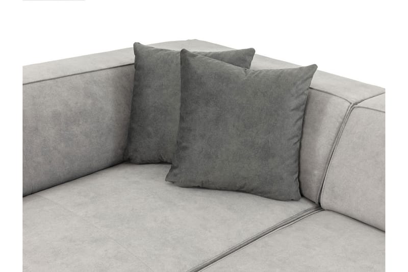 Slucajno 6-seters sofa venstre - Gul - Sofa med sjeselong - 4 seters sofa med divan