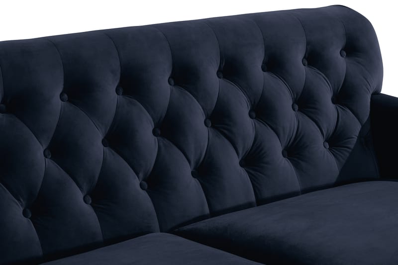 Howard Riviera Sofagruppe 2-seter+3-seter+Lenestol+Fotskamme - Midnattsblå - Howard sofagruppe