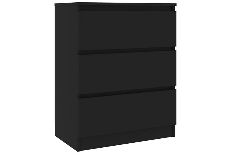 Skjenk svart 60x35x76 cm sponplate - Svart - Sideboard & skjenker