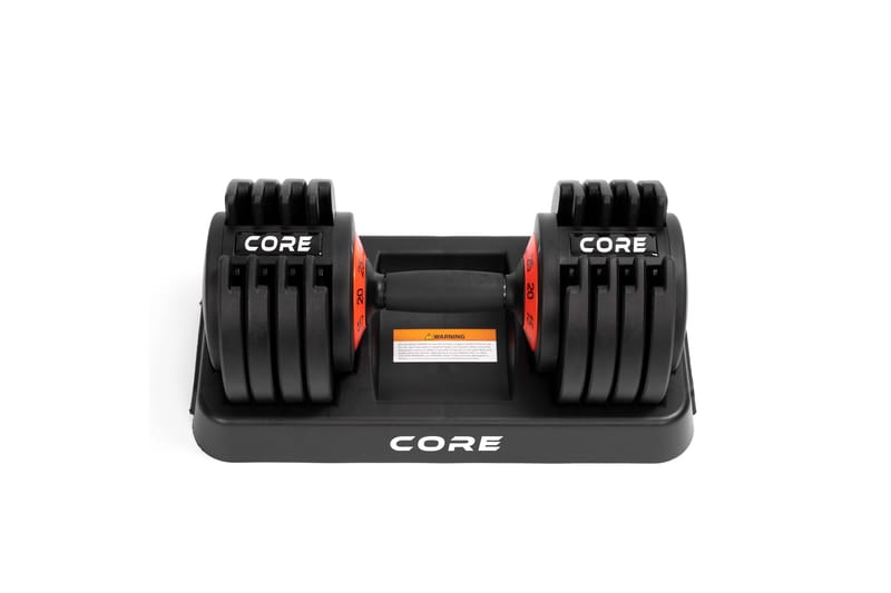 Core Justerbare Hantler 25 kg - Svart - Crossfit utstyr - Hantler & hantelstang