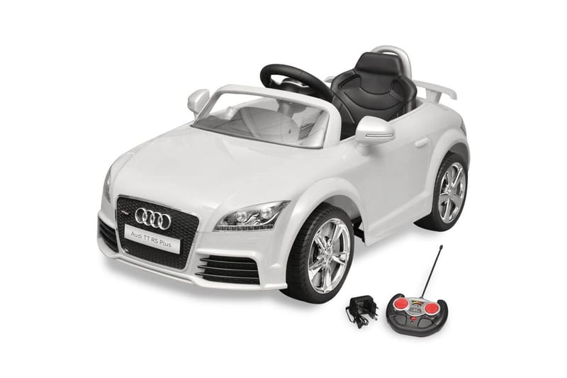 Hvit Audi TT RS Elbil for Barn med Fjernkontroll - Lekeplass & lekeplassutstyr - Lekekjøretøy & hobbykjøretøy - Elbil for barn