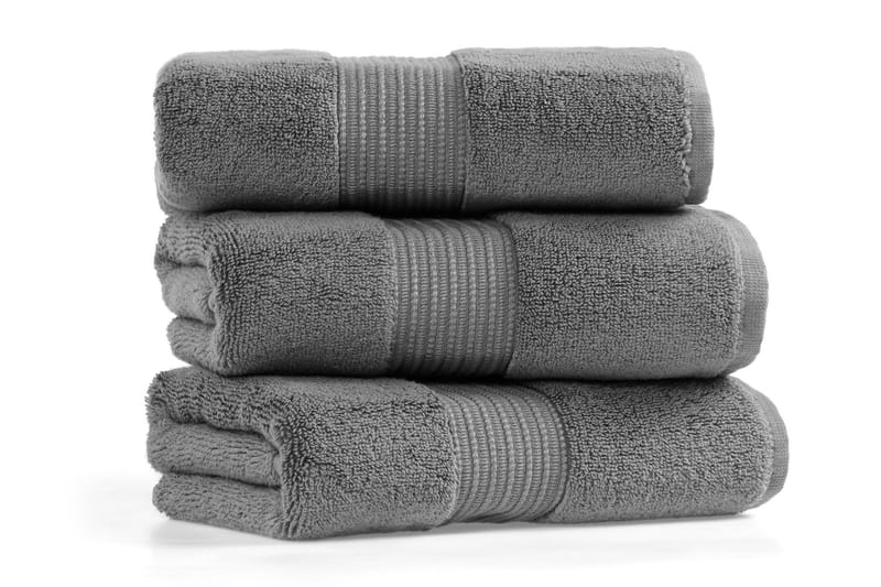 Morghyn Badehåndkle - Mørkegrå - Håndklær