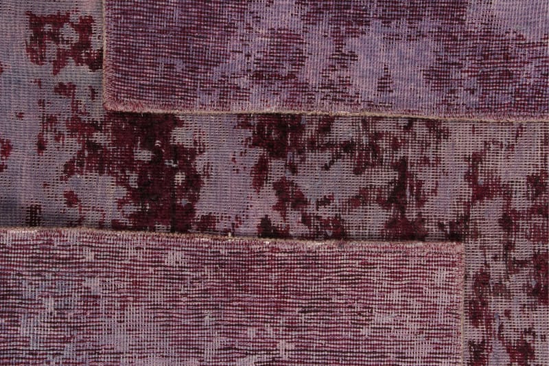 Håndknyttet Vintage Matte Ull Rød/Rosa 137x194 cm - Ullteppe - Håndvevde tepper