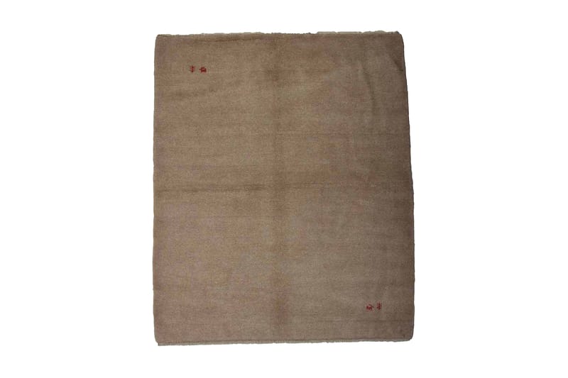 Håndknyttet Gabbeh Shiraz Ull Beige 162x190cm - Orientalske tepper - Håndvevde tepper - Persisk matte