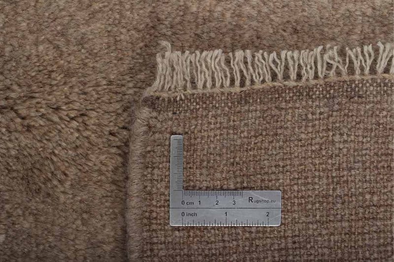 Håndknyttet Gabbeh Shiraz Ull Beige 162x190cm - Håndvevde tepper - Orientalske tepper - Persisk matte