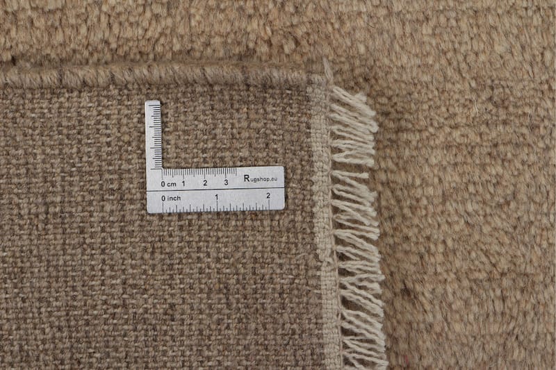 Håndknyttet Gabbeh Shiraz Ull Beige 176x237cm - Håndvevde tepper - Orientalske tepper - Persisk matte