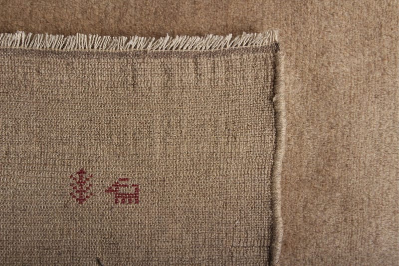 Håndknyttet Gabbeh Shiraz Ull Beige 178x232cm - Håndvevde tepper - Orientalske tepper - Persisk matte