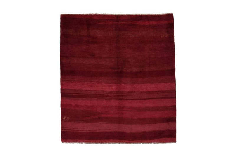 Håndknyttet Gabbeh Shiraz Ull Rød 178x200 cm - Håndvevde tepper - Orientalske tepper - Persisk matte