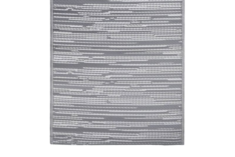 Uteteppe grå 80x150 cm PP - Utendørstepper