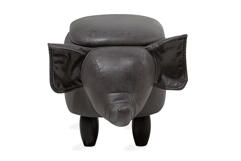 Elephant Puff 70 cm - Grå - Puff