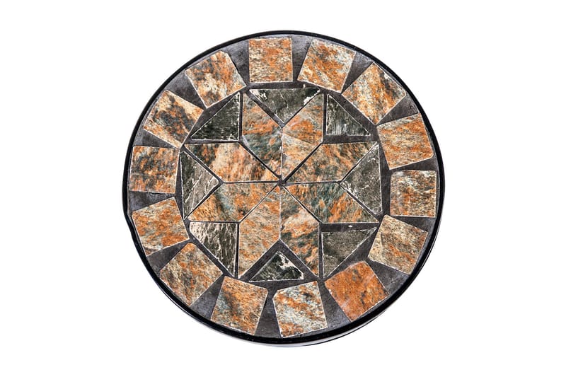 Mosaic Blomsterpiedestal - Svart/Brun/Grå - Avlastningsbord & brettbord