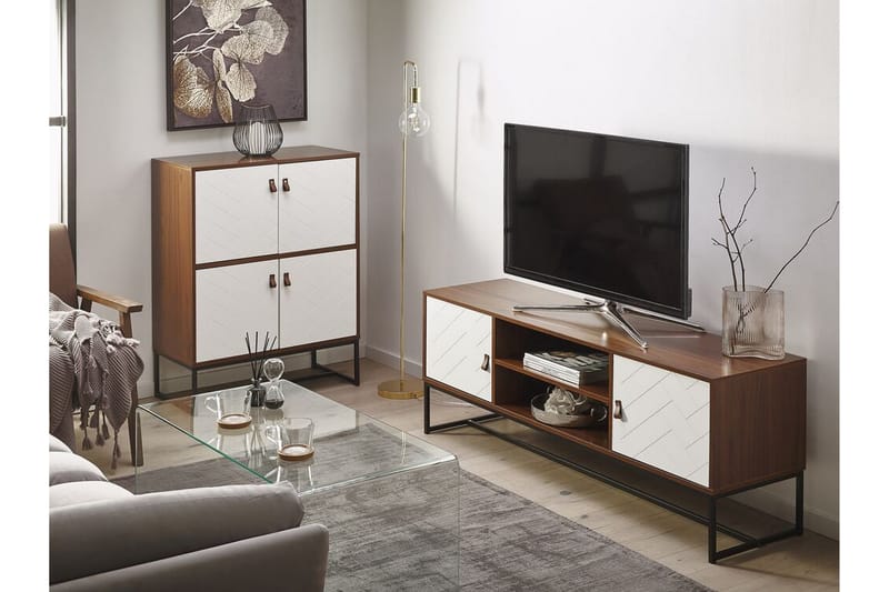 Nueva TV-benk 150x40 cm - Brun - TV-benk & mediabenk