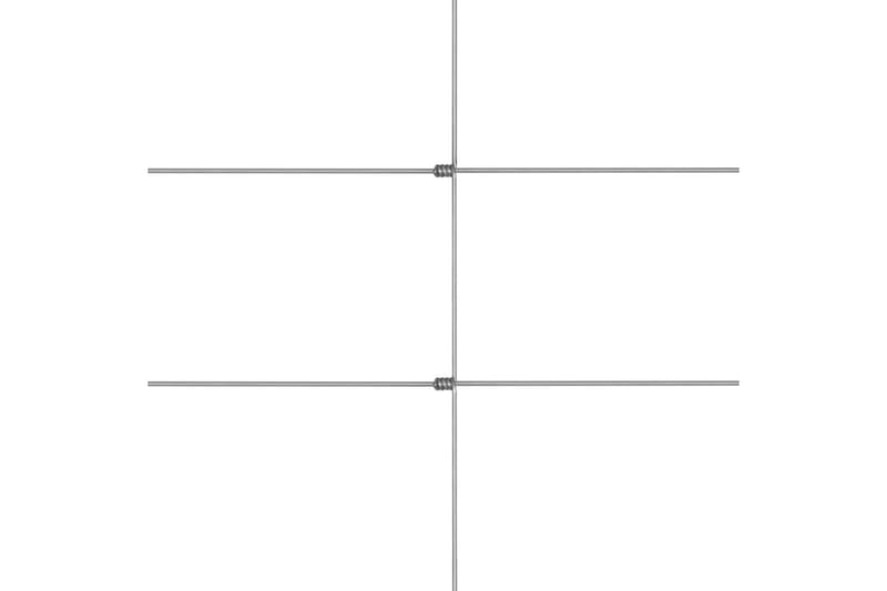 Hagegjerde galvanisert stål sølv 50x1,2 m - Silver - Hus & oppussing - Innsynsbeskyttelse & innhegning - Nettinggjerde