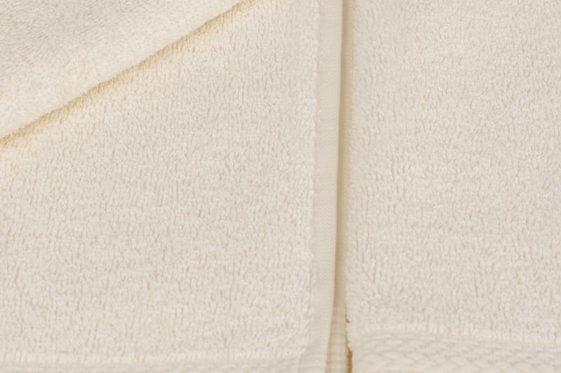 Hobby Håndkle 30x50 cm 6-pk - Creme - Håndklær