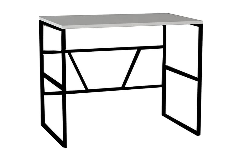 Mitchar Skrivebord 90 cm - Hvit - Skrivebord
