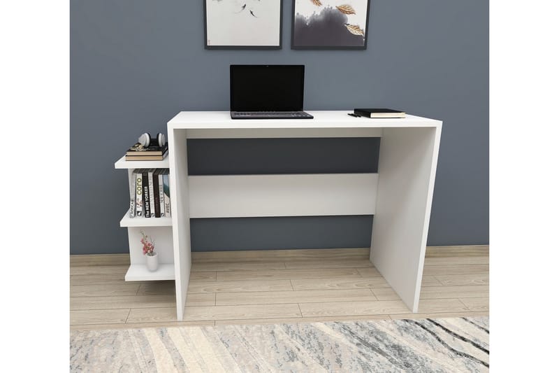 Debesis Skrivebord 110 cm - Hvit - Skrivebord