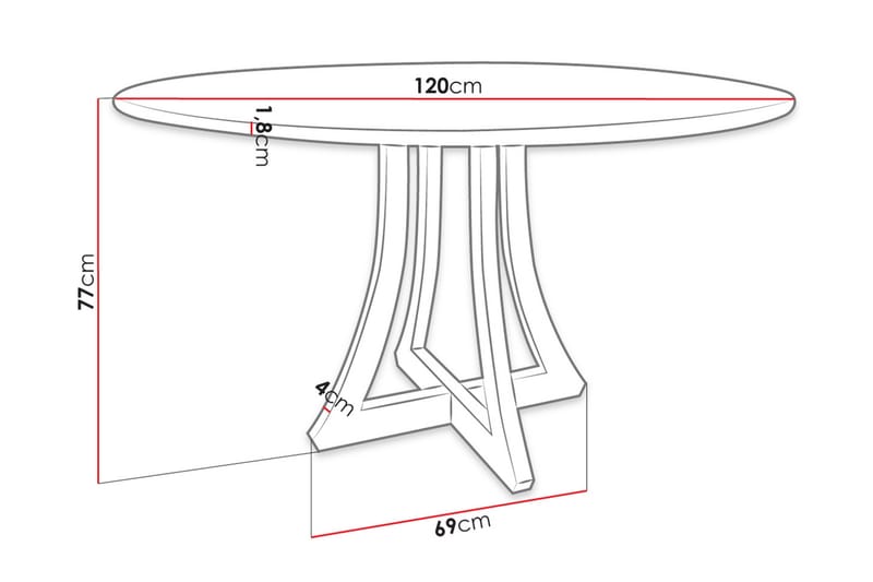 Hollan Spisebord - Spisebord & kjøkkenbord