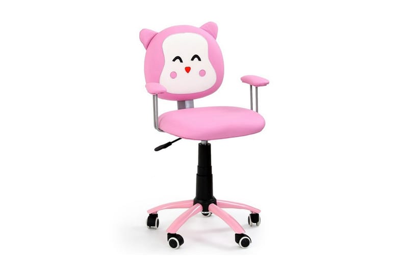 Kitty Skrivebordstol - Rosa/Svart - Skrivebordstol barn